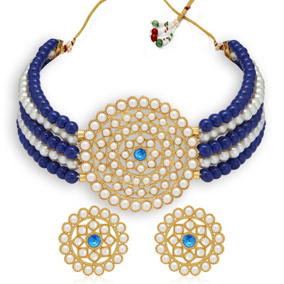 Sukkhi Alloy Gold-plated Multicolor Jewellery Set(Pack of 1)