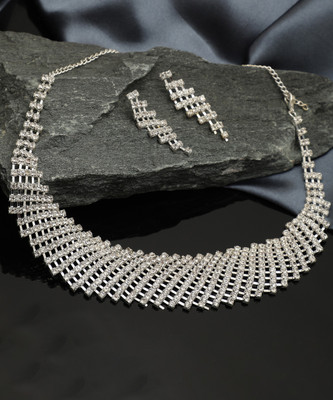 SOHI Alloy Gold-plated Silver Jewellery Set(Pack of 1)