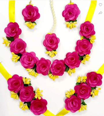 12SEASONS Fabric Multicolor Jewellery Set(Pack of 1)