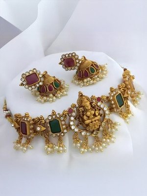 Vivanta Brass, Zinc, Alloy Multicolor Jewellery Set(Pack of 1)