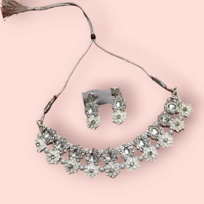 TWOLOVER Alloy Silver Jewellery Set(Pack of 1)