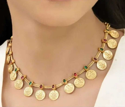 Shilpa Creation Brass Gold-plated Multicolor Jewellery Set(Pack of 1)