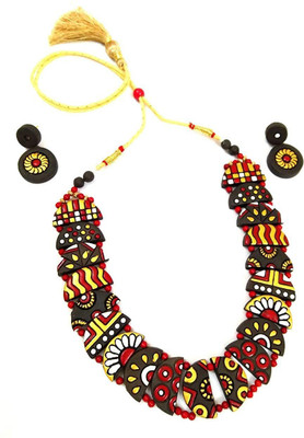 EKAM EK Terracotta Multicolor Jewellery Set(Pack of 1)