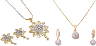 Velvet Jewelz Alloy Multicolor Jewellery Set(Pack of 2)