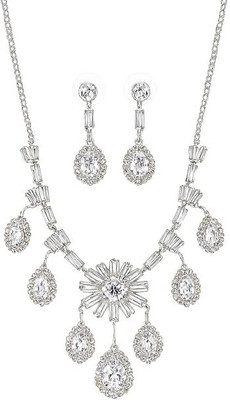 RA EMPIRE Alloy Silver Jewellery Set(Pack of 1)