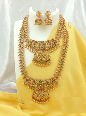 Shilpa Creation Alloy Gold-plated Gold Jewellery Set(Pack of 1)