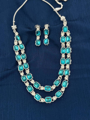 YIMBLI Brass Gold-plated Gold Jewellery Set(Pack of 1)