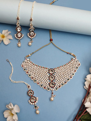 Styylo Jewels Brass Gold-plated Multicolor Jewellery Set(Pack of 4)