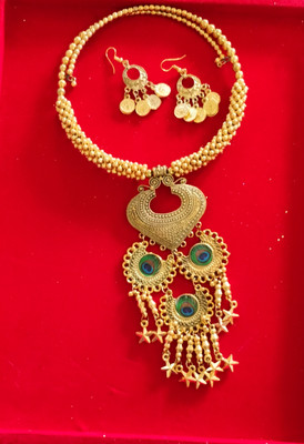 GLAMORSTYL Oxidised Silver Multicolor Jewellery Set(Pack of 3)