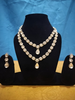 BB trades Metal, Alloy Sterling Silver White, Gold Jewellery Set(Pack of 1)