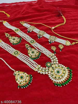 patoliya export Stone Multicolor Jewellery Set(Pack of 1)