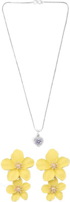 Opus Gems Stone Silver, Yellow Jewellery Set(Pack of 1)