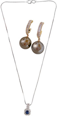 SRK Fashions Alloy Blue, Black Jewellery Set(Pack of 1)