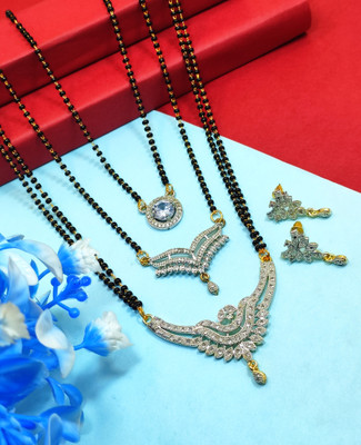 Divyanshi Collection Brass Silver Silver Jewellery Set(Pack of 4)