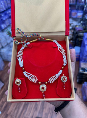 MK Gallery Brass Gold-plated Gold Jewellery Set(Pack of 3)