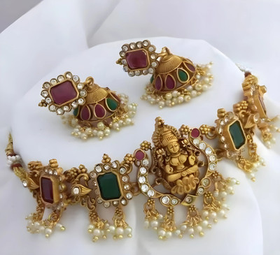 HARIPRIYA JEWELLS Brass, Zinc, Alloy Multicolor Jewellery Set(Pack of 1)