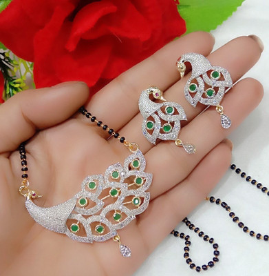 PEHNAZ Alloy Gold-plated Multicolor Jewellery Set(Pack of 2)