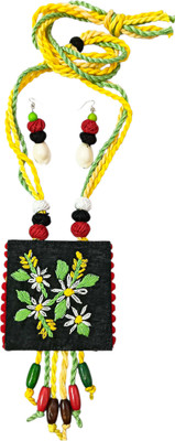 Soundarya boutique Fabric Black Jewellery Set(Pack of 1)