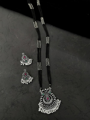 NAKSHTRA NOVELTY Oxidised Silver Silver Jewellery Set(Pack of 1)