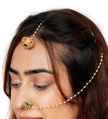 SHUBHAM JEWELLERS Alloy Rhodium Multicolor Jewellery Set(Pack of 1)