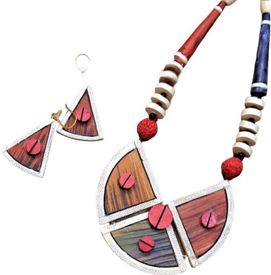 fashweave Terracotta Multicolor Jewellery Set(Pack of 1)