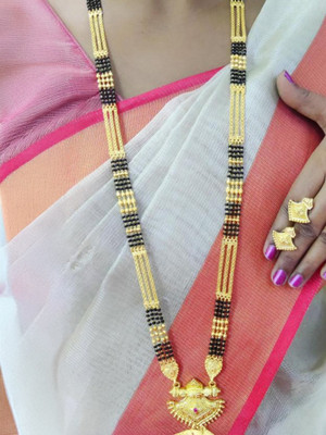 Shrungarika Alloy Gold, Black, Multicolor Jewellery Set(Pack of 2)
