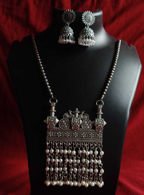 Life Style Collection Alloy Silver Jewellery Set(Pack of 3)