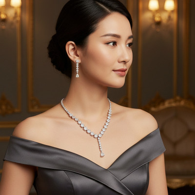 Umikas Metal Gold-plated, NA Rose Gold Jewellery Set(Pack of 3)