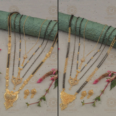 Dressberry Brass Gold-plated Gold Jewellery Set(Pack of 2)