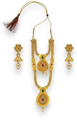 BARBUDDY Alloy Gold-plated Gold Jewellery Set(Pack of 1)