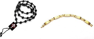 KINGSTYLEIMPEX Dori, Alloy Black, Gold Jewellery Set(Pack of 1)