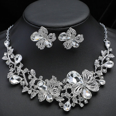 Gehney joy of jewels Stainless Steel Gold-plated White, Silver Jewellery Set(Pack of 1)