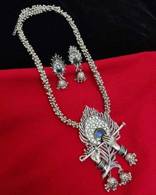 house of common Oxidised Silver Silver Silver Jewellery Set(Pack of 1)