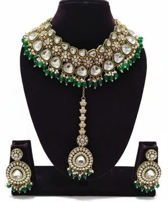 h&k traders Alloy Gold-plated Multicolor Jewellery Set(Pack of 1)