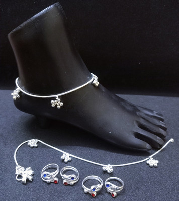 SONU SELECT Alloy Silver Jewellery Set(Pack of 1)