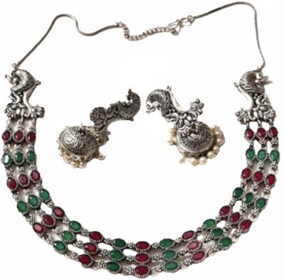 glmvla Metal Multicolor Jewellery Set(Pack of 3)