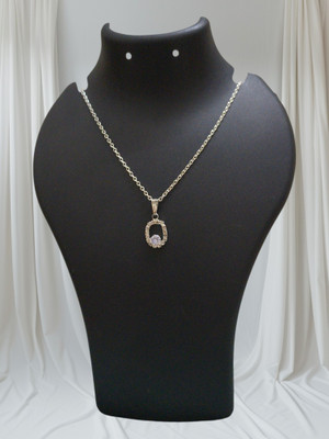 KRISHNAA CREATION Alloy Sterling Silver Silver Jewellery Set(Pack of 1)