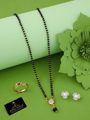 Jewel WORLD Brass, Alloy Gold-plated Gold, Multicolor Jewellery Set(Pack of 1)