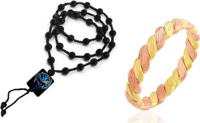 KINGSTYLEIMPEX Dori, Alloy Black, Gold Jewellery Set(Pack of 1)