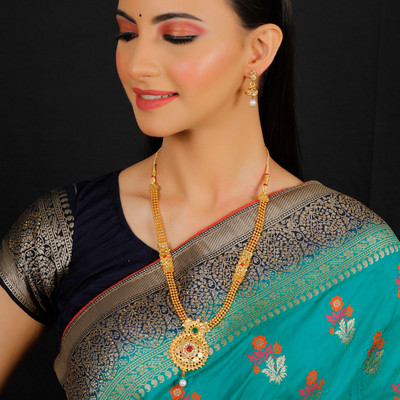 SILVER SHINE Alloy Green, Red, White Jewellery Set(Pack of 1)