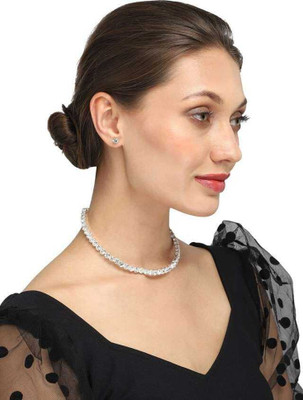 V.V. Sons Alloy Sterling Silver Silver Jewellery Set(Pack of 2)