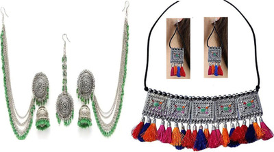 JMBW INTERNATIONAL Alloy Multicolor Jewellery Set(Pack of 2)