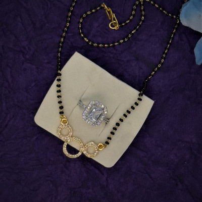 Charms Alloy Gold-plated Gold Jewellery Set(Pack of 1)