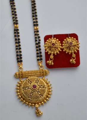 AAKASHTRADERSRK Copper Copper Gold Jewellery Set(Pack of 1)