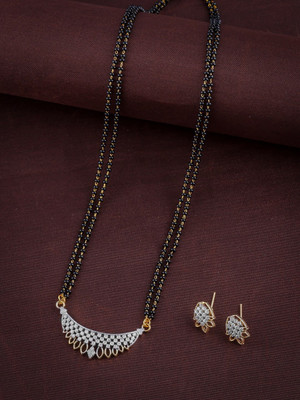 Harsha Creation Alloy Gold-plated Silver Jewellery Set(Pack of 1)
