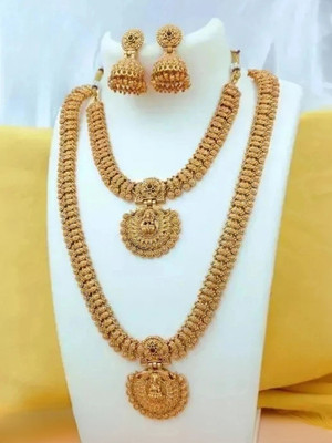 Vivanta Alloy Gold-plated Gold Jewellery Set(Pack of 3)