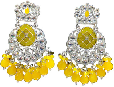 Japa MODERN CLASSY Pearl Alloy Chandbali Earring