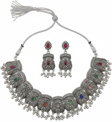 the modern craft Metal Silver Jewellery Set(Pack of 1)
