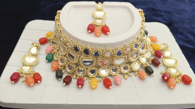 house of common Alloy Gold-plated Grey, Bronze Jewellery Set(Pack of 1)