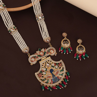 Bhagya Lakshmi Alloy Titanium Multicolor Jewellery Set(Pack of 2)